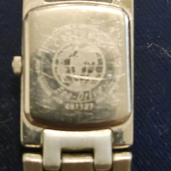 Vintage Citizen Eco-Drive Tank Blinged Out women - Picture 5 of 8